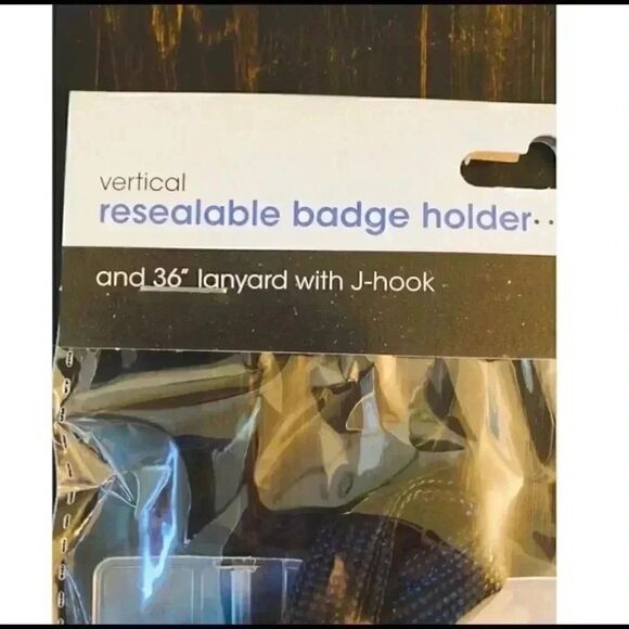 2 for $30 Advantus Resealable Id Badge Holder - Picture 4 of 6